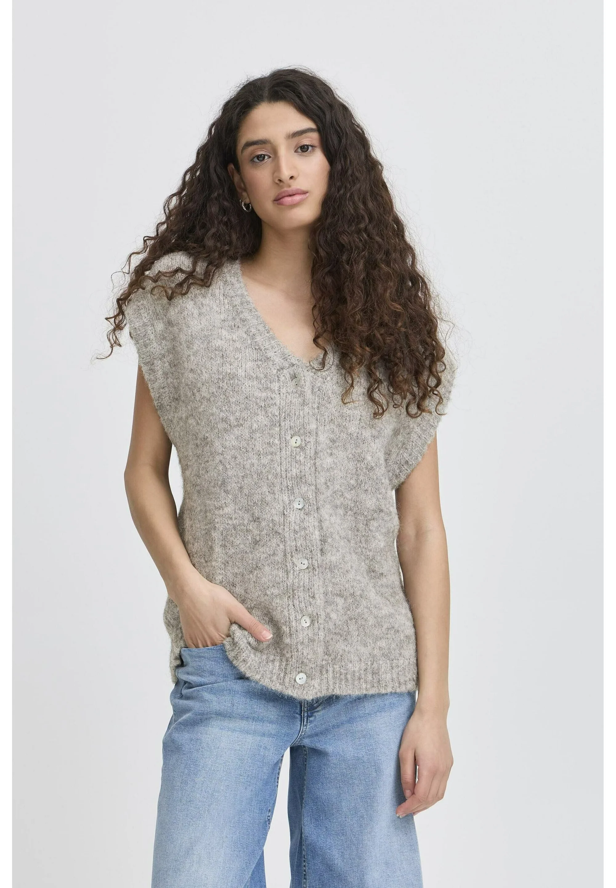 GILET BELABLUE S.MANCHE GREY H25