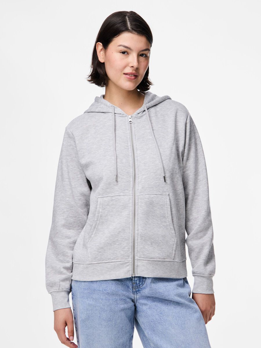 SWEAT CHILLI ZIP GREY H25