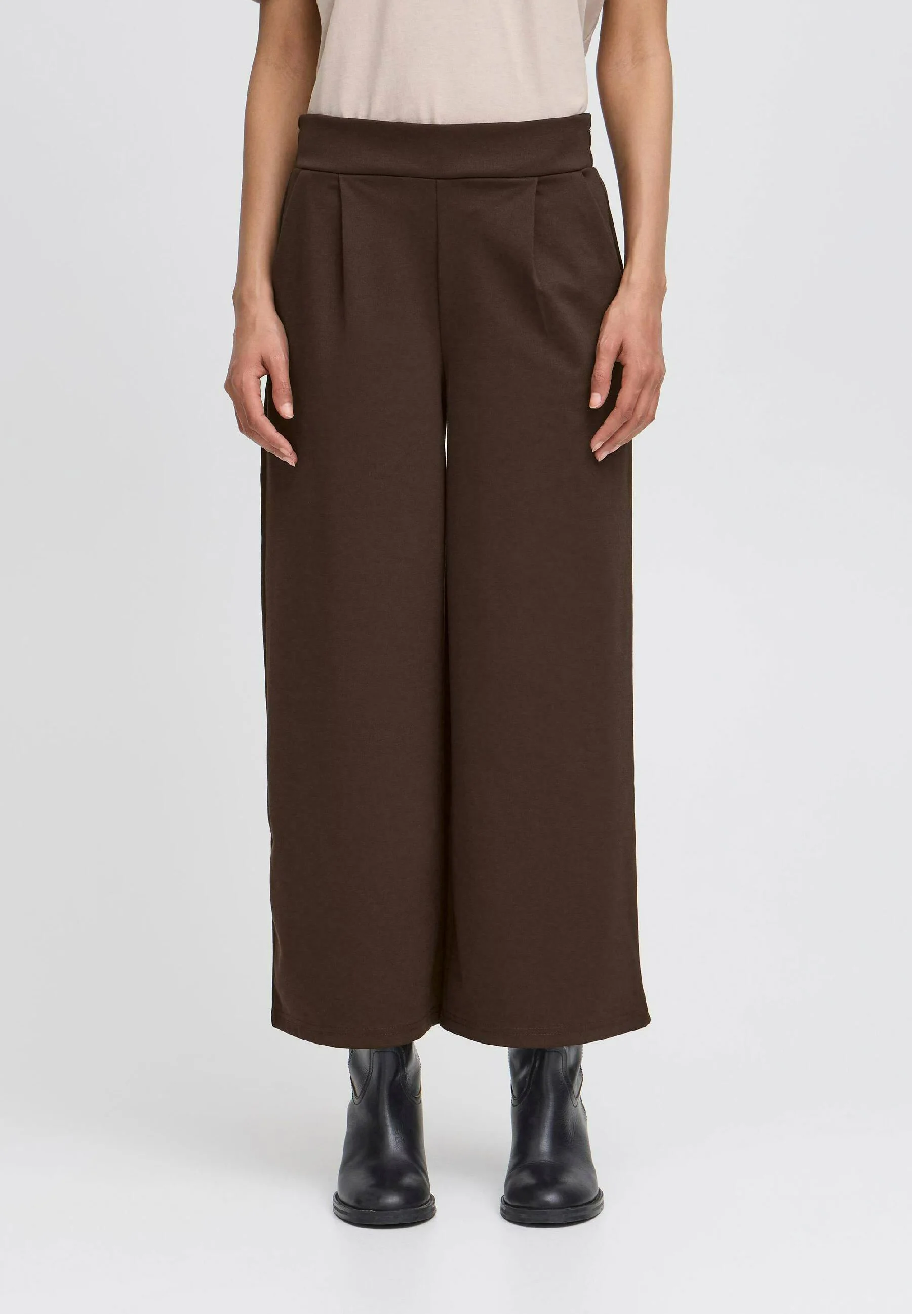 PANTALON KATE WIDE CHOCO H25