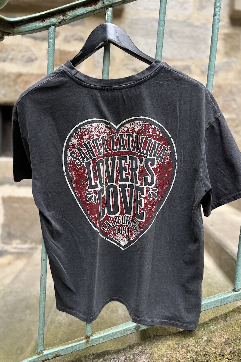 T-SHIRT LOVER ROUGE GRIS H25