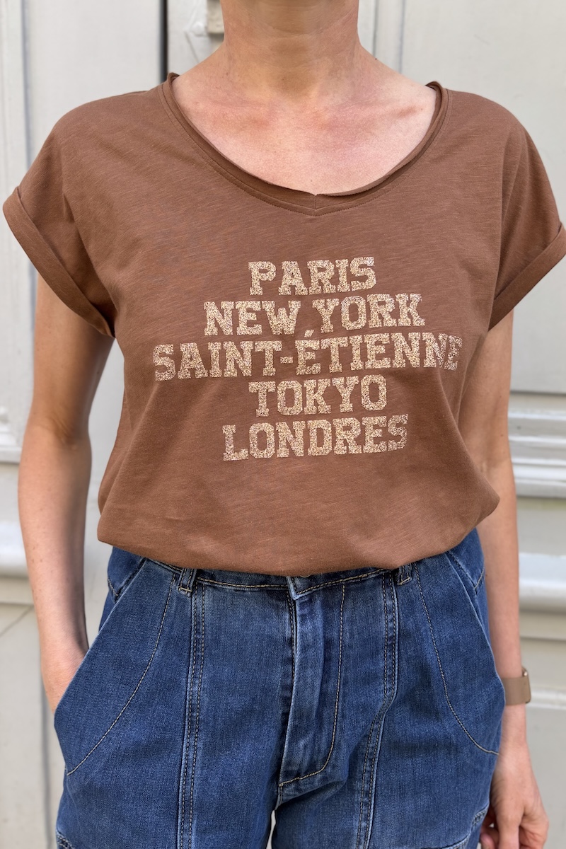 T-SHIRT TAL CAMEL PARIS NEW CAMEL PAIL H25