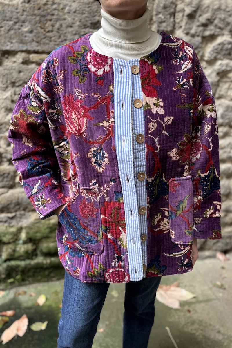 VESTE COLINE VIOLET H25