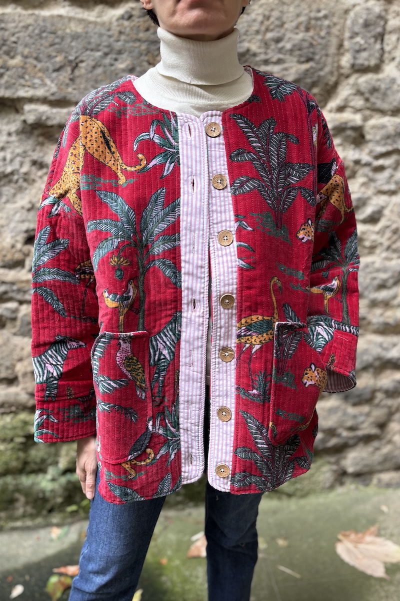 VESTE COLINE ROUGE H25