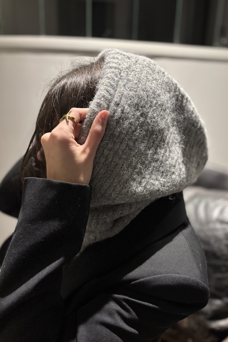 CAGOULE ADELINE GRIS H25