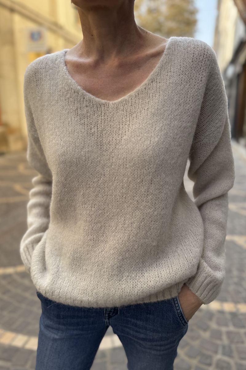 PULL ALMA BEIGE H25