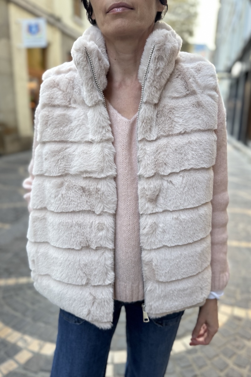GILET TOM BEIGE