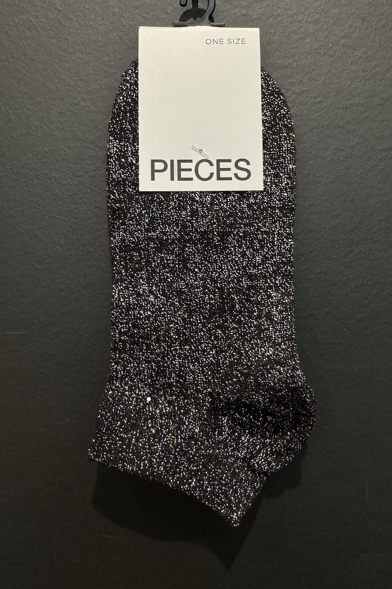 CHAUSSETTE SEBBY BASSE LUREX BLACK E25