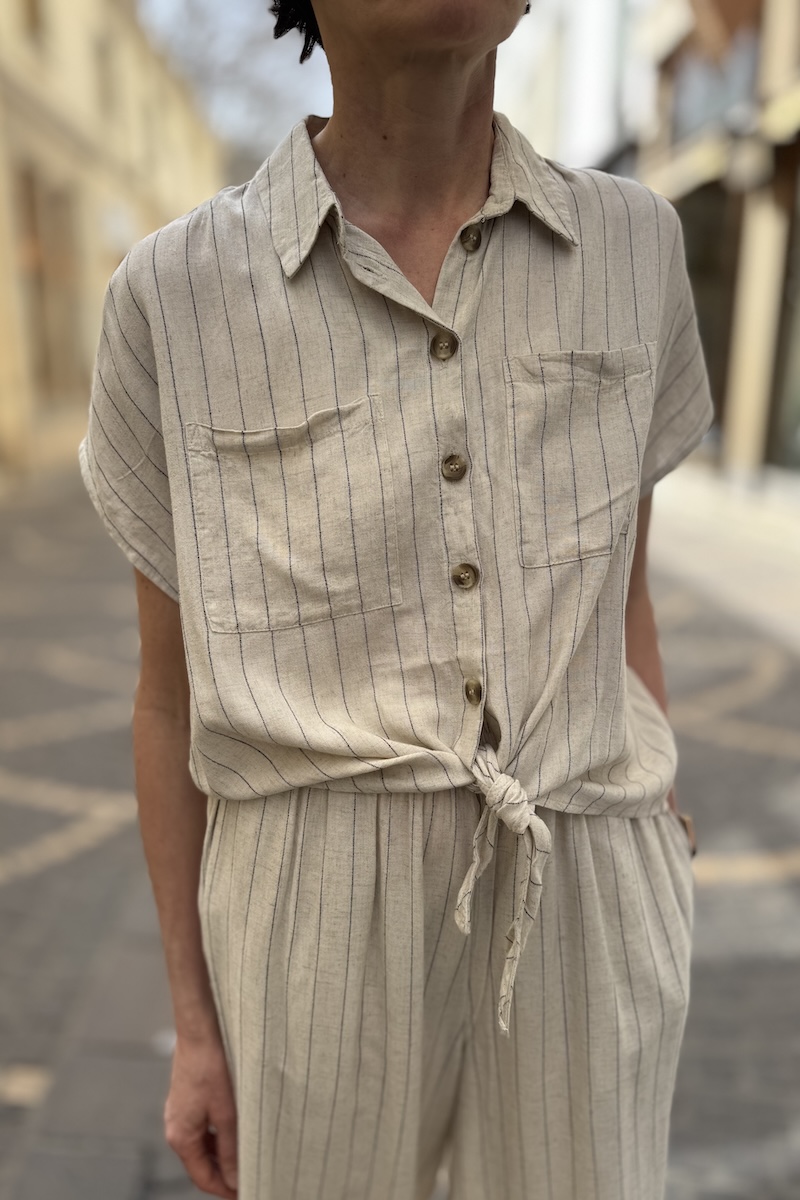 CHEMISE PIA  BIRCH BLACK E25