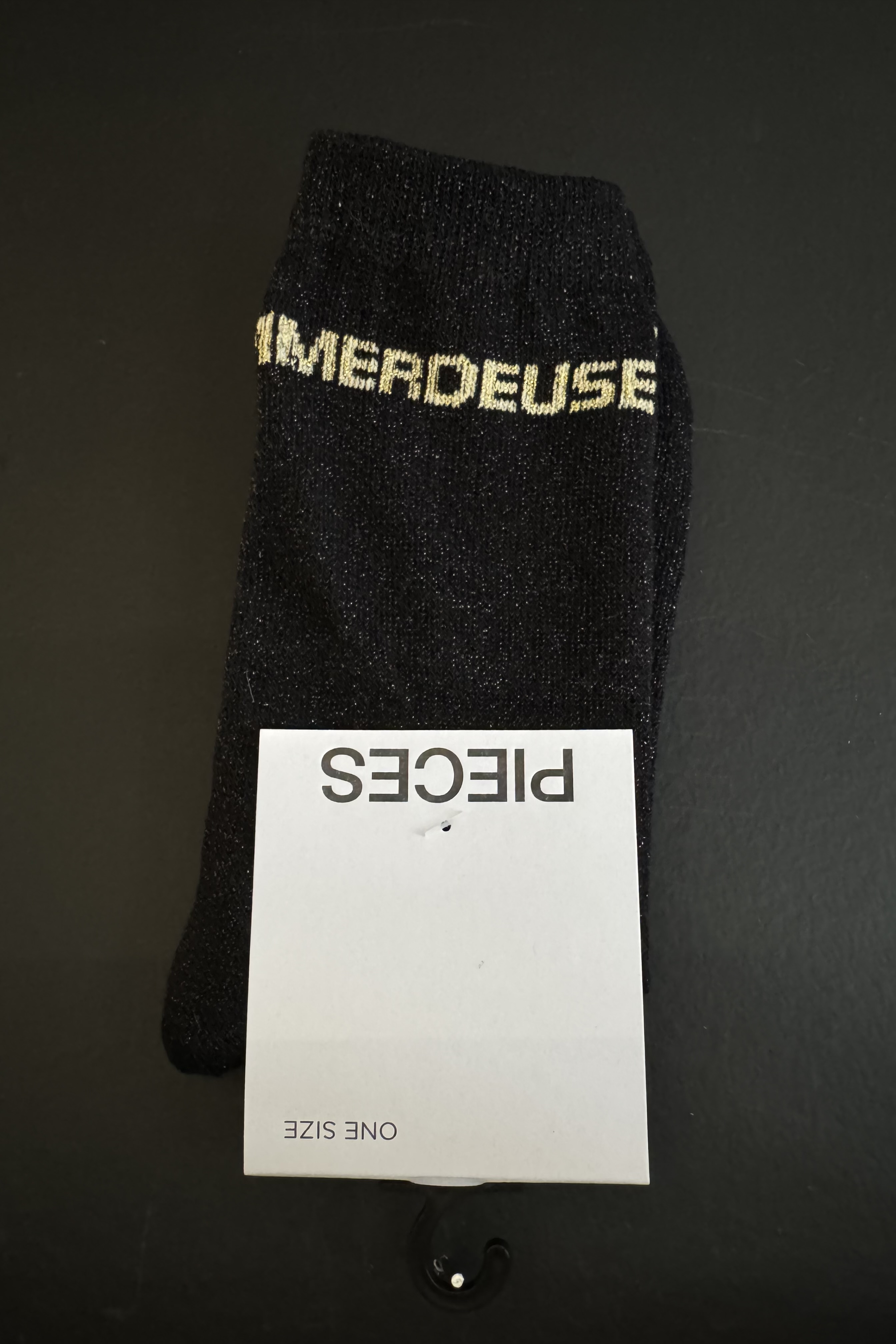 CHAUSSETTE SEBBY EMMERDEUSE BLACK H25