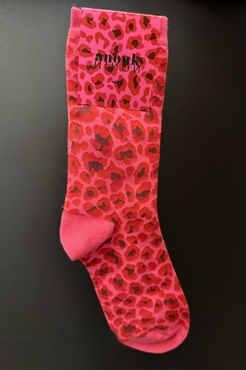 CHAUSSETTE CELIA LEO ROSE H25