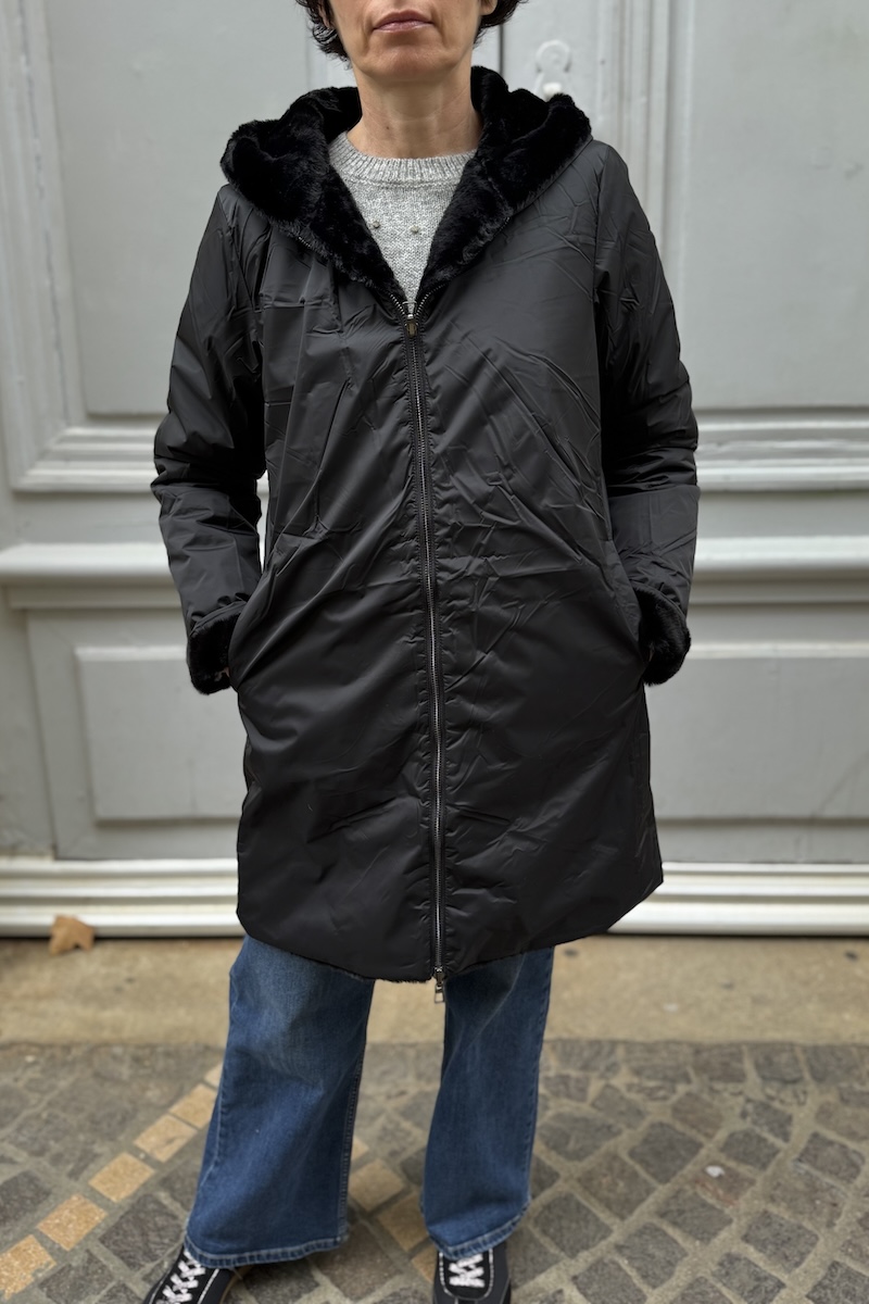 PARKA REVERS NOIR H25