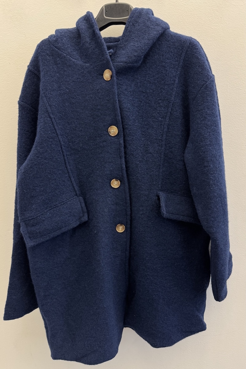 MANTEAU FIBY BLEU H25