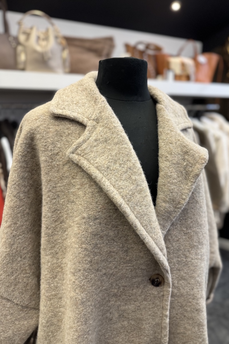 MANTEAU FIBY GT BEIGE H25
