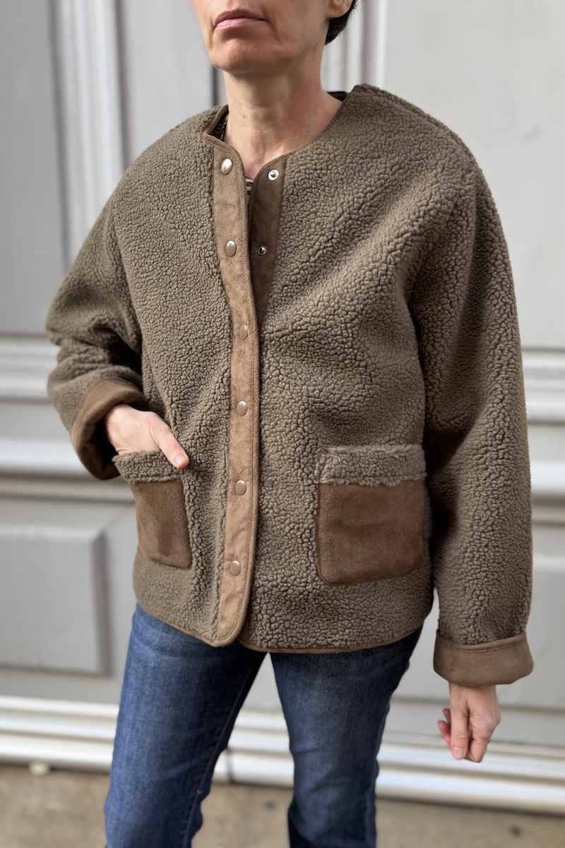 VESTE JUNE TEDDY MOREL H25