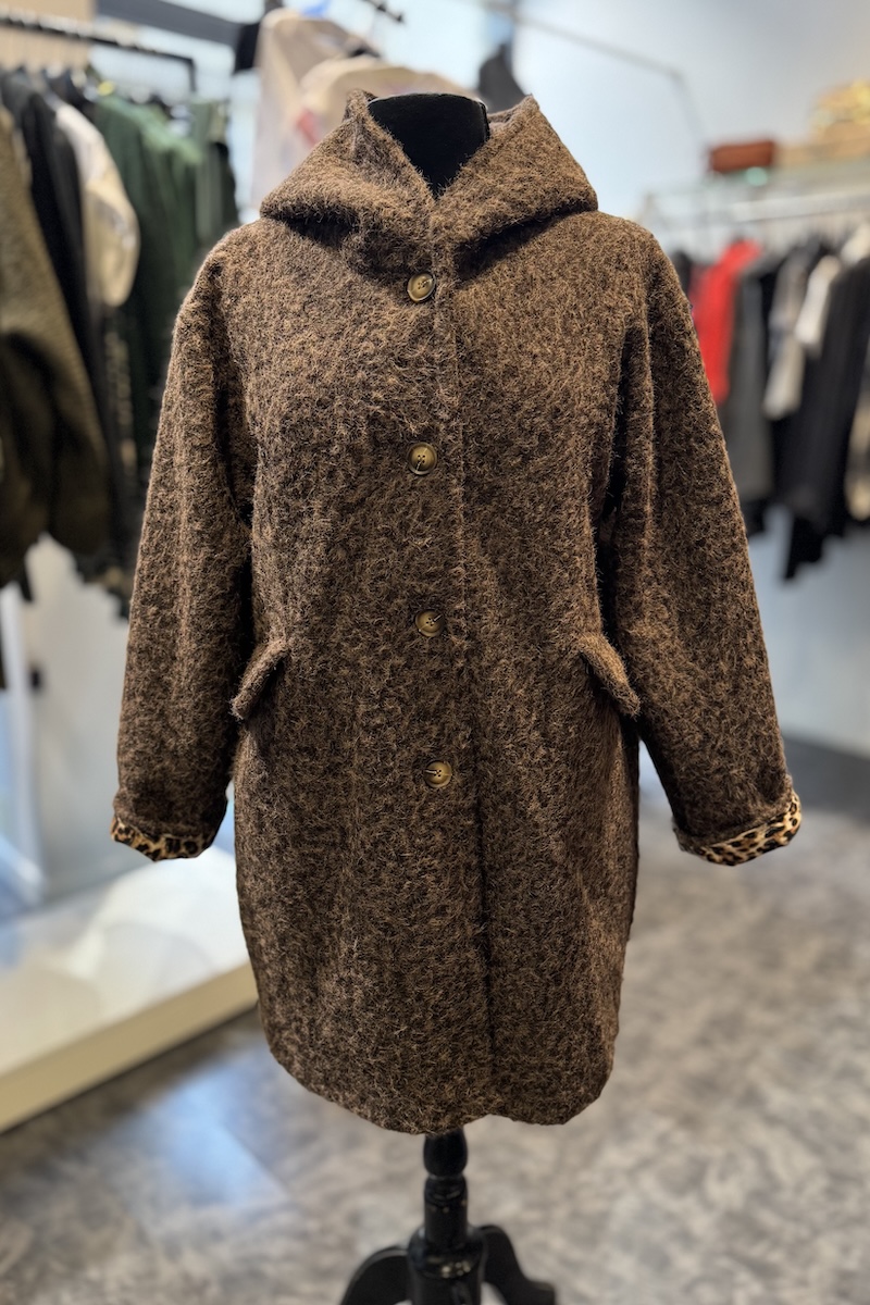 MANTEAU IRIS CHOCO  H25