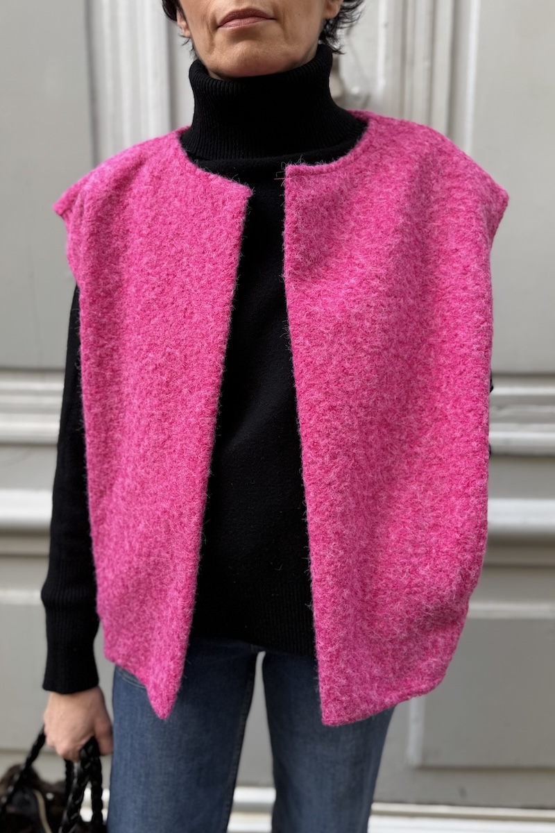 GILET ROSY FUSCHIA H25