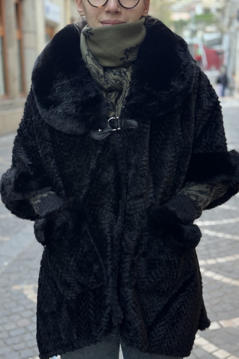 PONCHO ALBERT NOIR H25