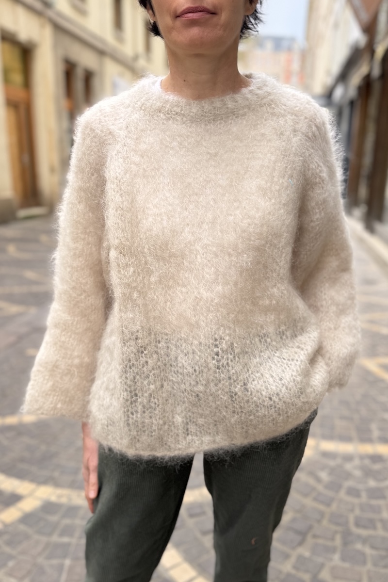 PULL CALVI BEIGE H25