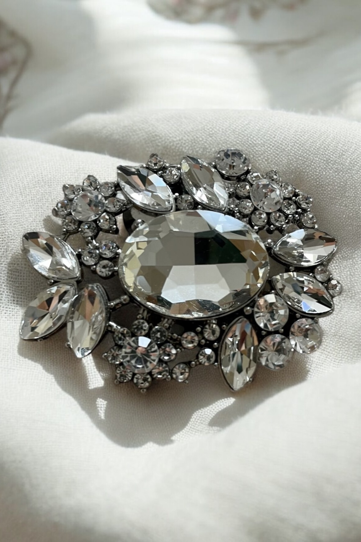 CLIP ANTOINETTE ARGENT